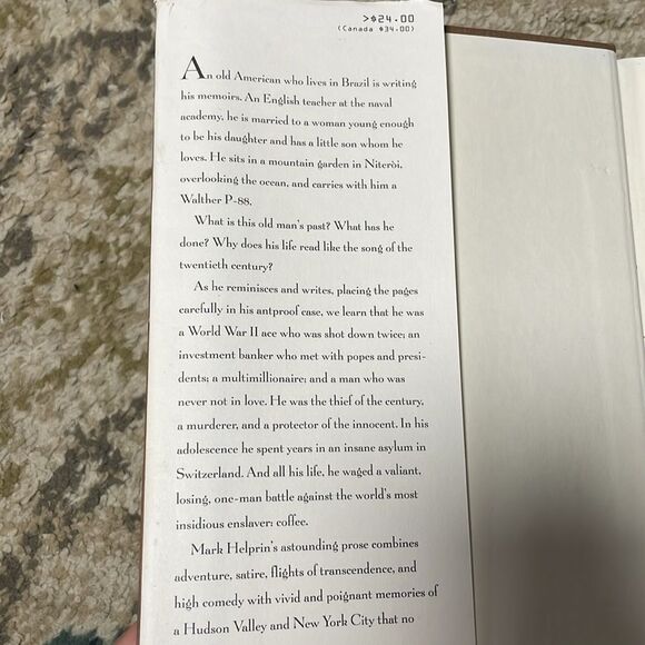 Memoir from Antproof Case by Mark Helprin Hardcover Book - Picture 13 of 13